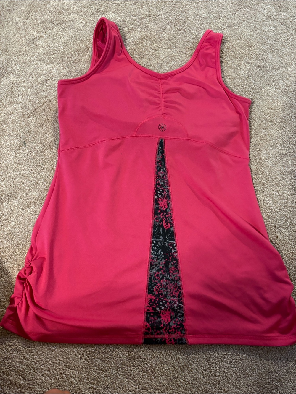 GAIAM Fuchsia Racerback Tank Dress - Picture 2 of 2